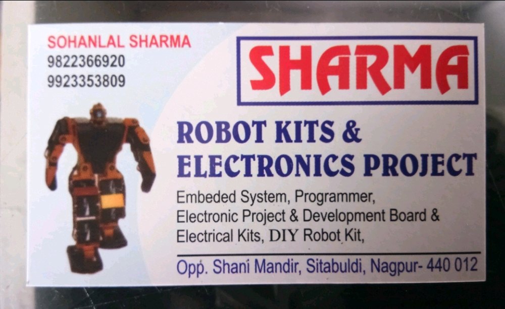 Sharma Robot Kits And Electronic Project