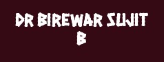 Dr Birewar Sujit B