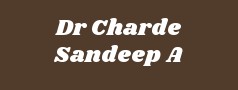 Dr Charde Sandeep A