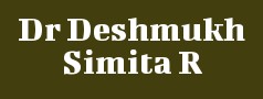 Dr Deshmukh Simita R
