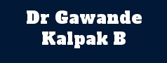 Dr Gawande Kalpak B