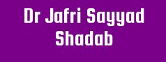 Dr Jafri Sayyad Shadab