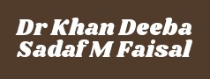 Dr Khan Deeba Sadaf M Faisal