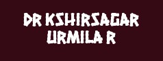 Dr Kshirsagar Urmila R