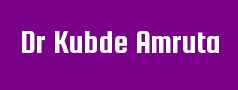 Dr Kubde Amruta