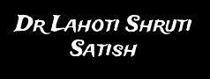 Dr Lahoti Shruti Satish