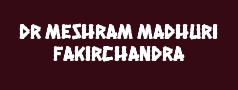 Dr Meshram Madhuri Fakirchandra