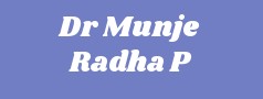 Dr Munje Radha P