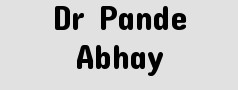 Dr Pande Abhay