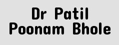 Dr Patil Poonam Bhole