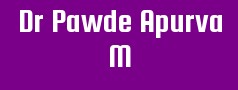 Dr Pawde Apurva M