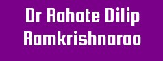 Dr Rahate Dilip Ramkrishnarao