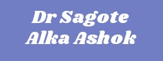 Dr Sagote Alka Ashok
