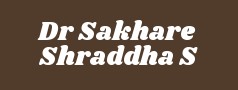 Dr Sakhare Shraddha S