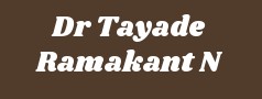 Dr Tayade Ramakant N